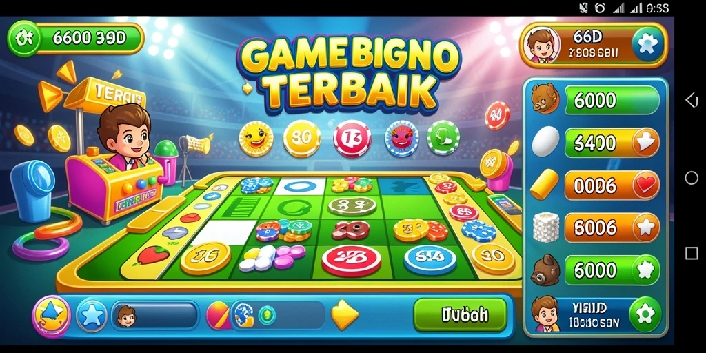 Tampilan gameplay seru dengan interaksi pemain dalam Bingo.