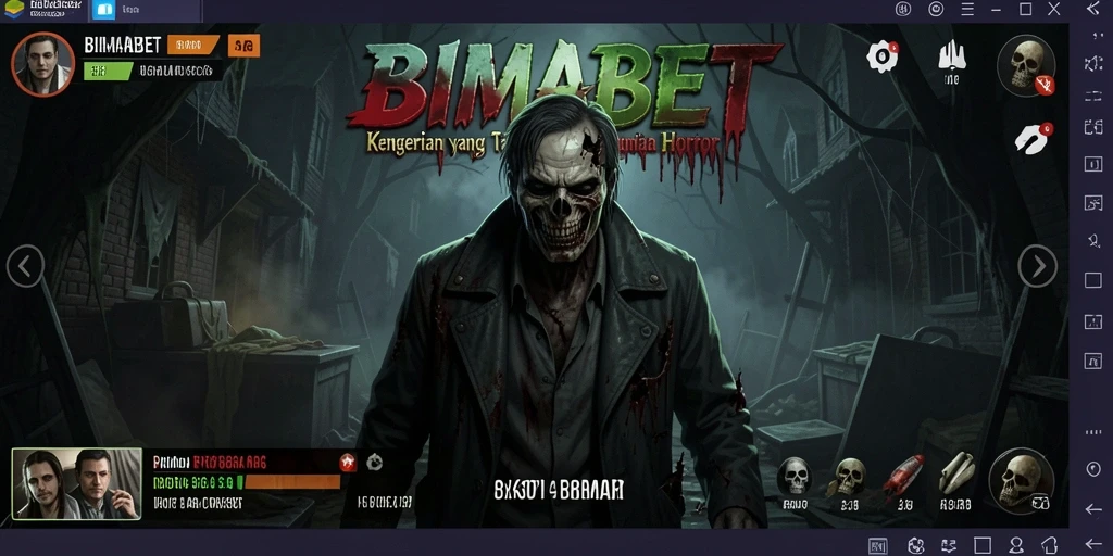 Screenshot menampilkan gameplay menakutkan dari BIMABET dengan suasana yang mencekam.