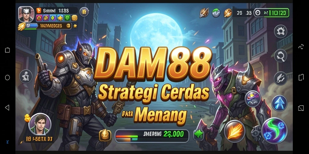 Tampilan gameplay menarik dari DAM88 yang menunjukkan strategi dan taktik.