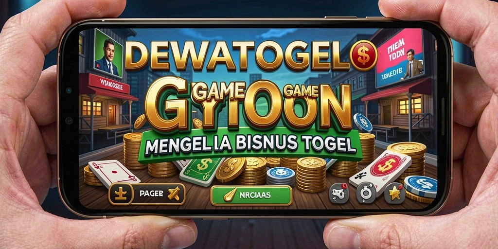 Screenshot gameplay DEWATOGEL menampilkan suasana kompetitif dan strategi dalam mengelola bisnis Togel.