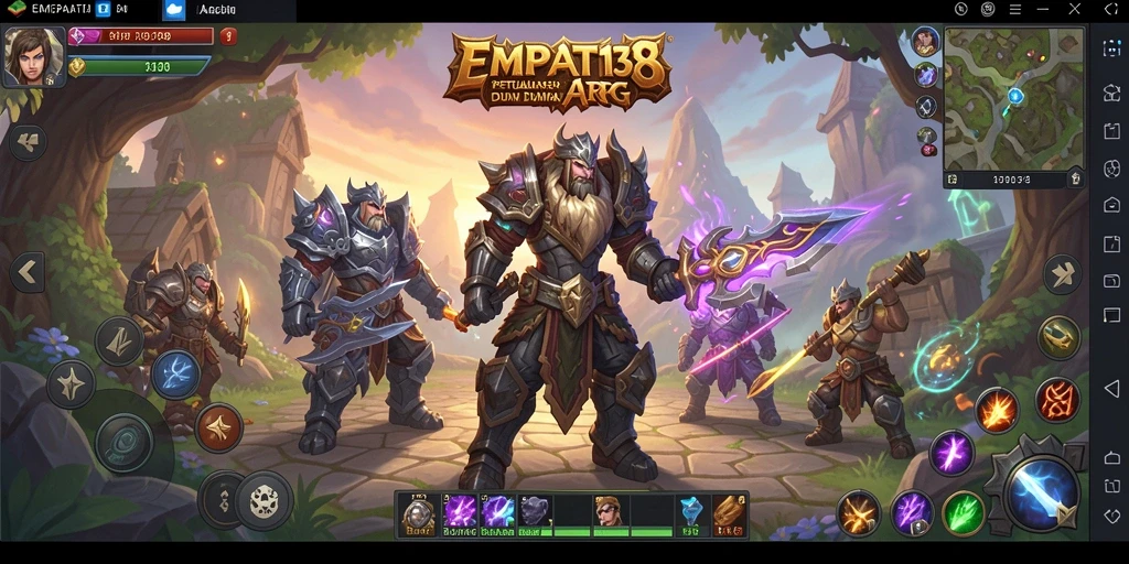 Tampilan gameplay ARPG yang mendebarkan di EMPATI138.
