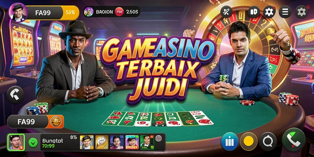 Tangkapan layar gameplay FA99 menampilkan pengalaman Kasino yang menegangkan.