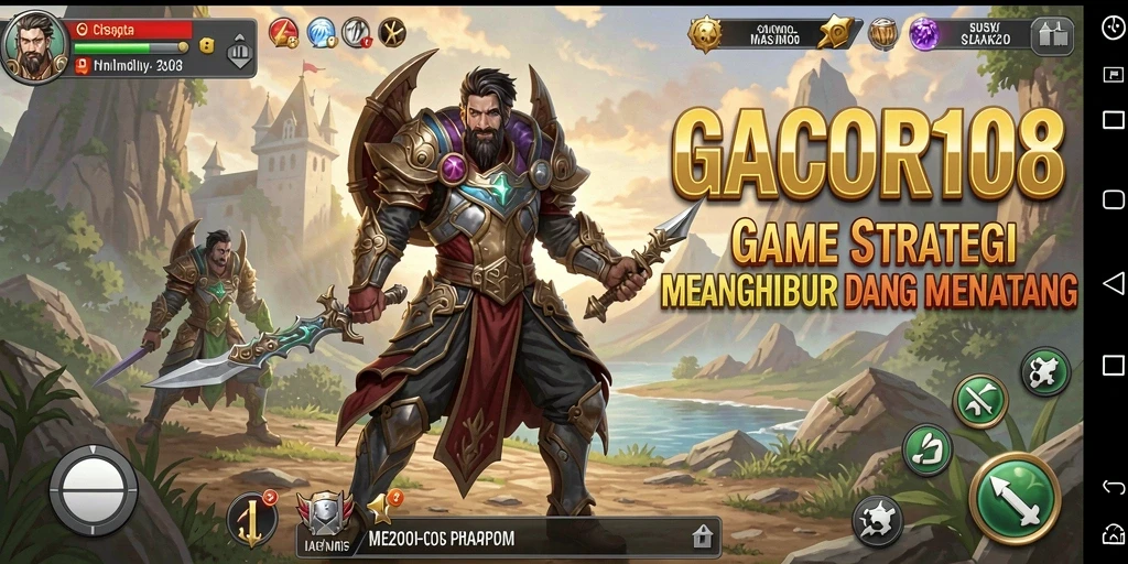 Tangkapan layar GACOR108 menampilkan kerajinan dan strategi dalam gameplay yang mendalam.