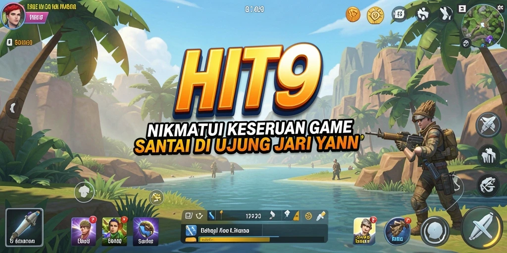 Tampilan gameplay santai dari HIT9 dengan berbagai level menarik.