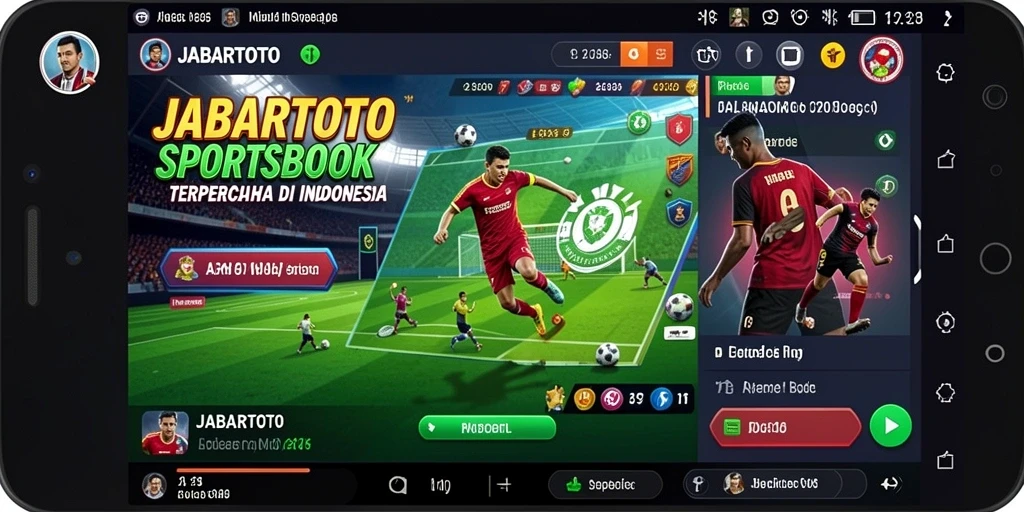 Tampilan gameplay Sportsbook JABARTOTO yang menarik dan interaktif.
