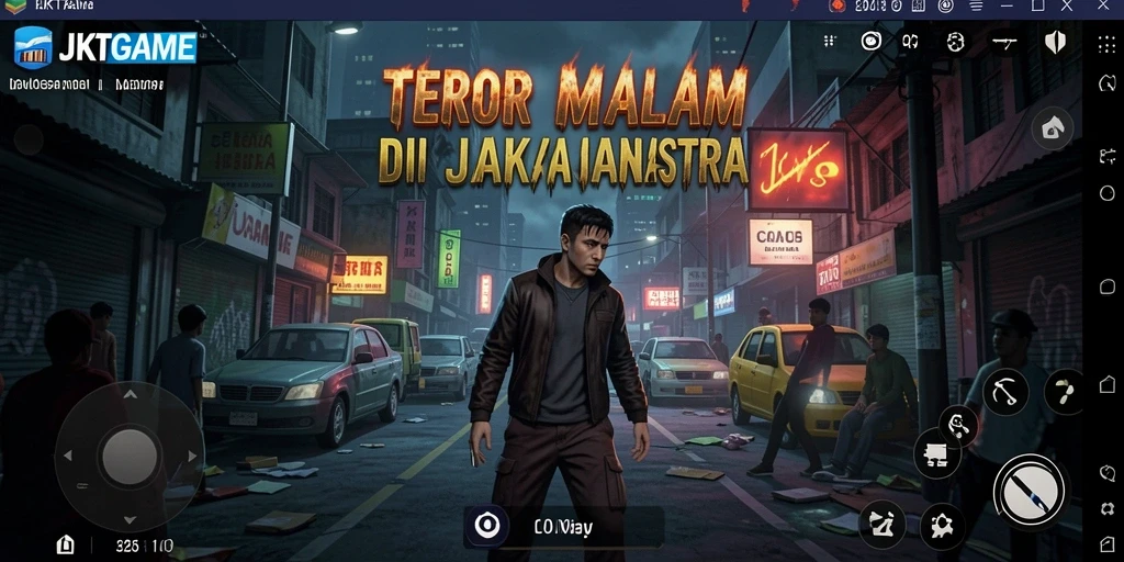 Screenshot game menunjukkan suasana angker dan mencekam.