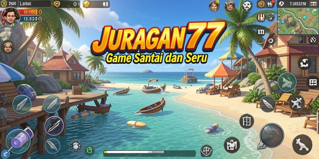 Tampilan menarik dari gameplay seru JURAGAN77.