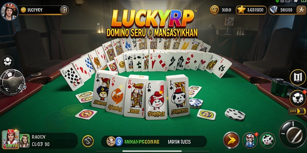Screenshot gameplay LUCKYRP yang seru dan menantang.