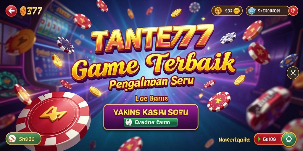 Tampilan gameplay seru di TANTE777 dengan berbagai permainan Kasino.