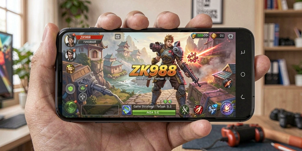 Tampilan menarik dari gameplay SLG ZK988 yang seru.
